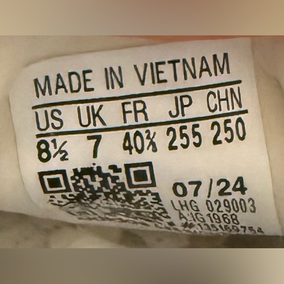 Adidas Samba Navy and White Shoes - Picture 5 of 5